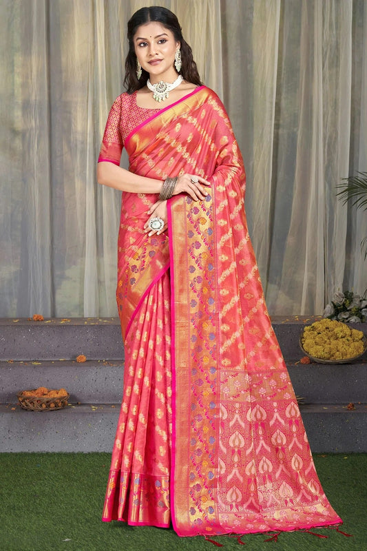 Pink Colour Silk Traditional Saree SD1102748