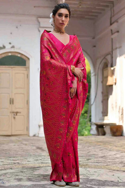 Pink Colour Silk Traditional Saree SD1260050 B