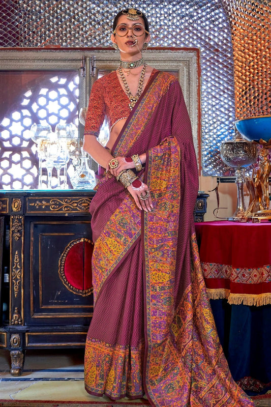 Pink Colour Silk Traditional Saree SD1290174