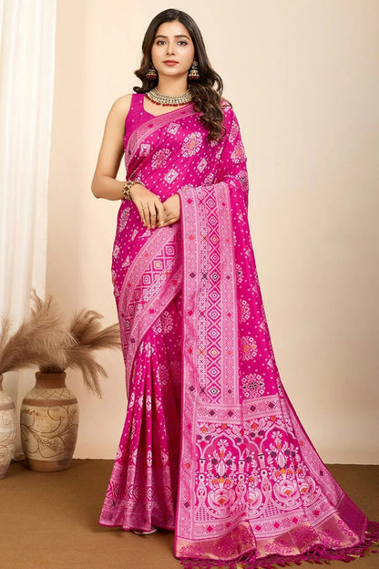 Pink Colour Soft Silk Traditional Saree SD1112696
