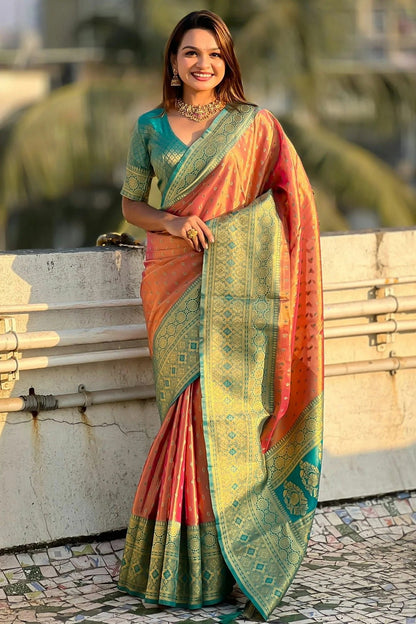 Pink Colour Tussar Silk Traditional Saree SD1111916