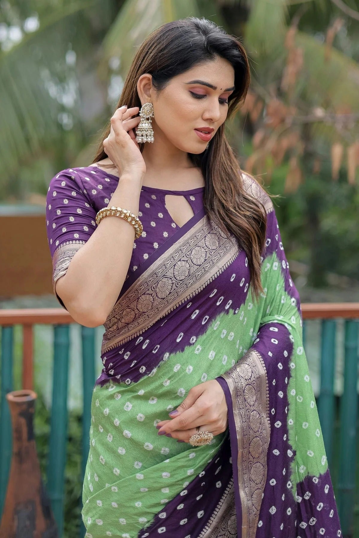 Purple Colour Dola Silk Paithani Saree SD1110924 A