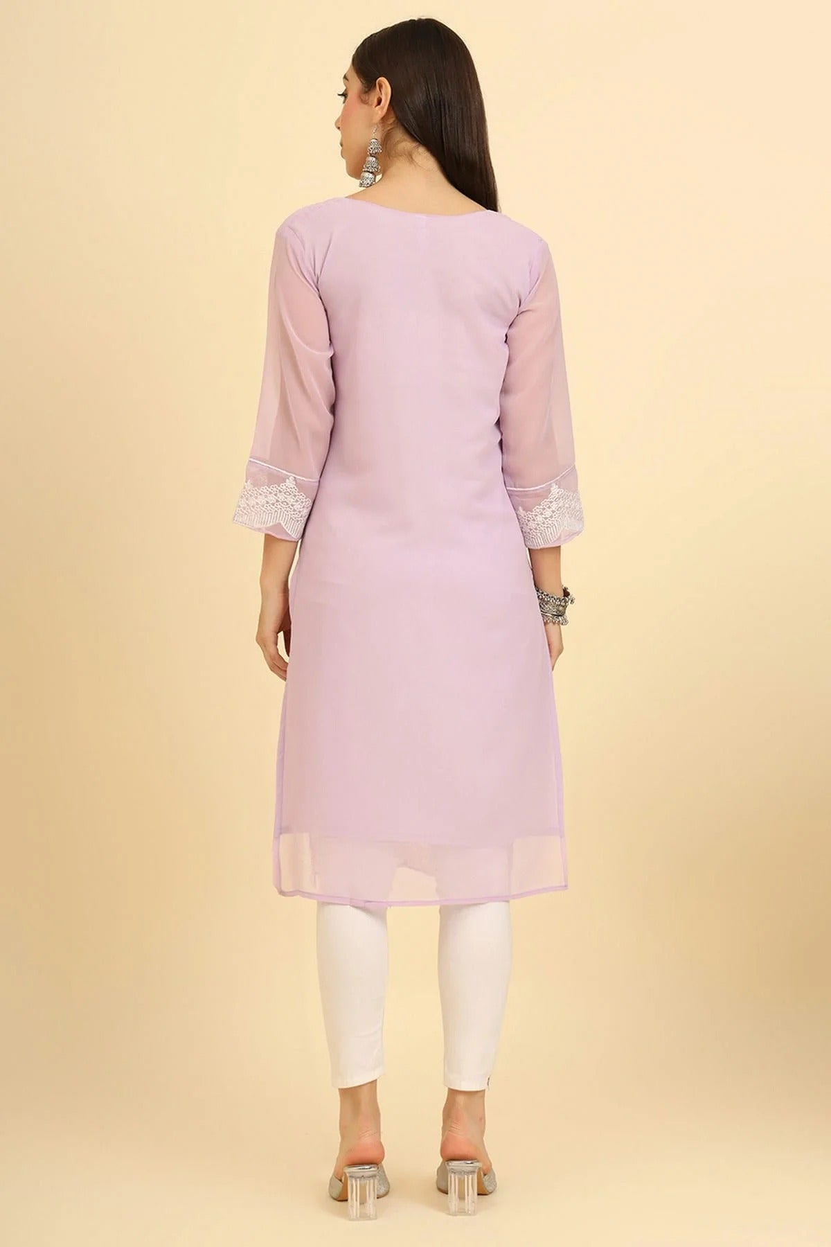 Purple Colour Georgette Kurti KR1111220 A