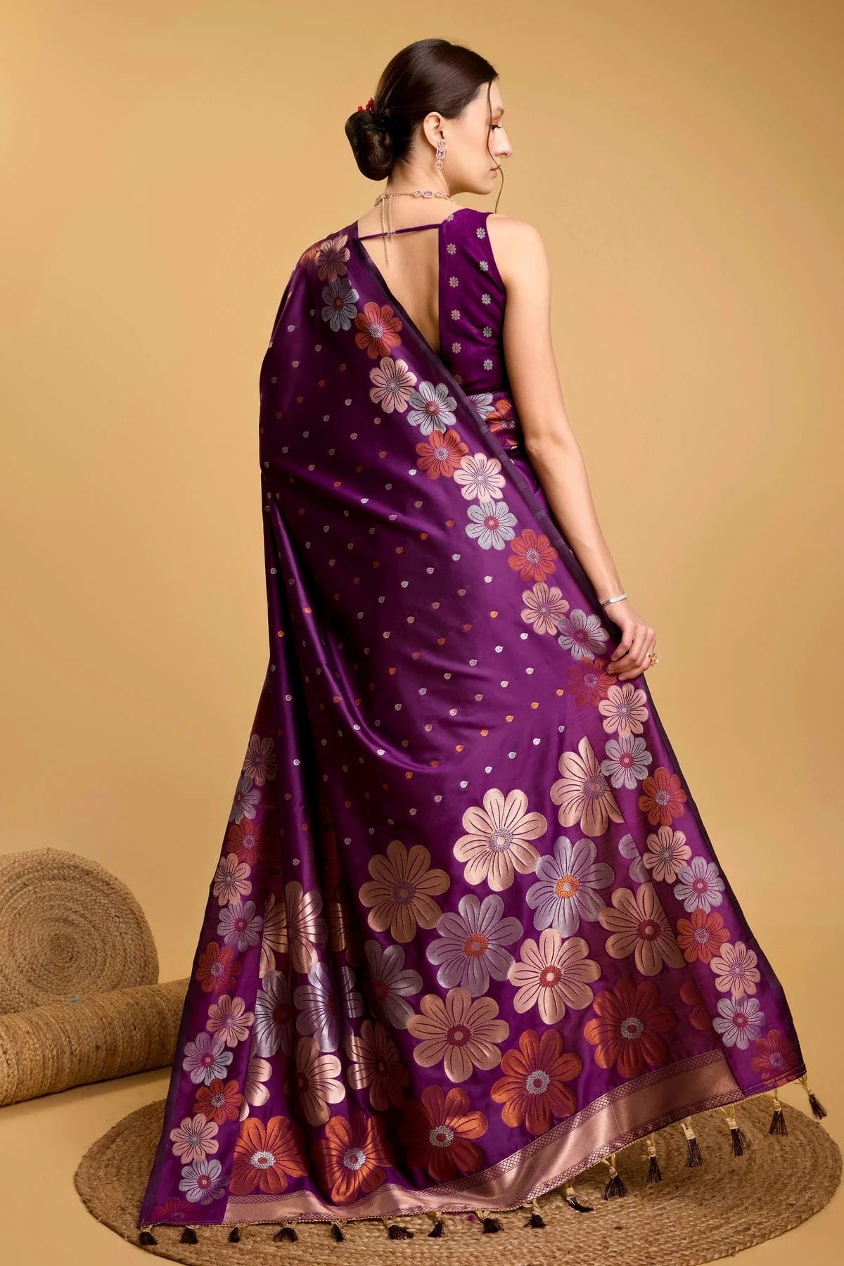 Purple Colour Silk Saree SD1110070 A
