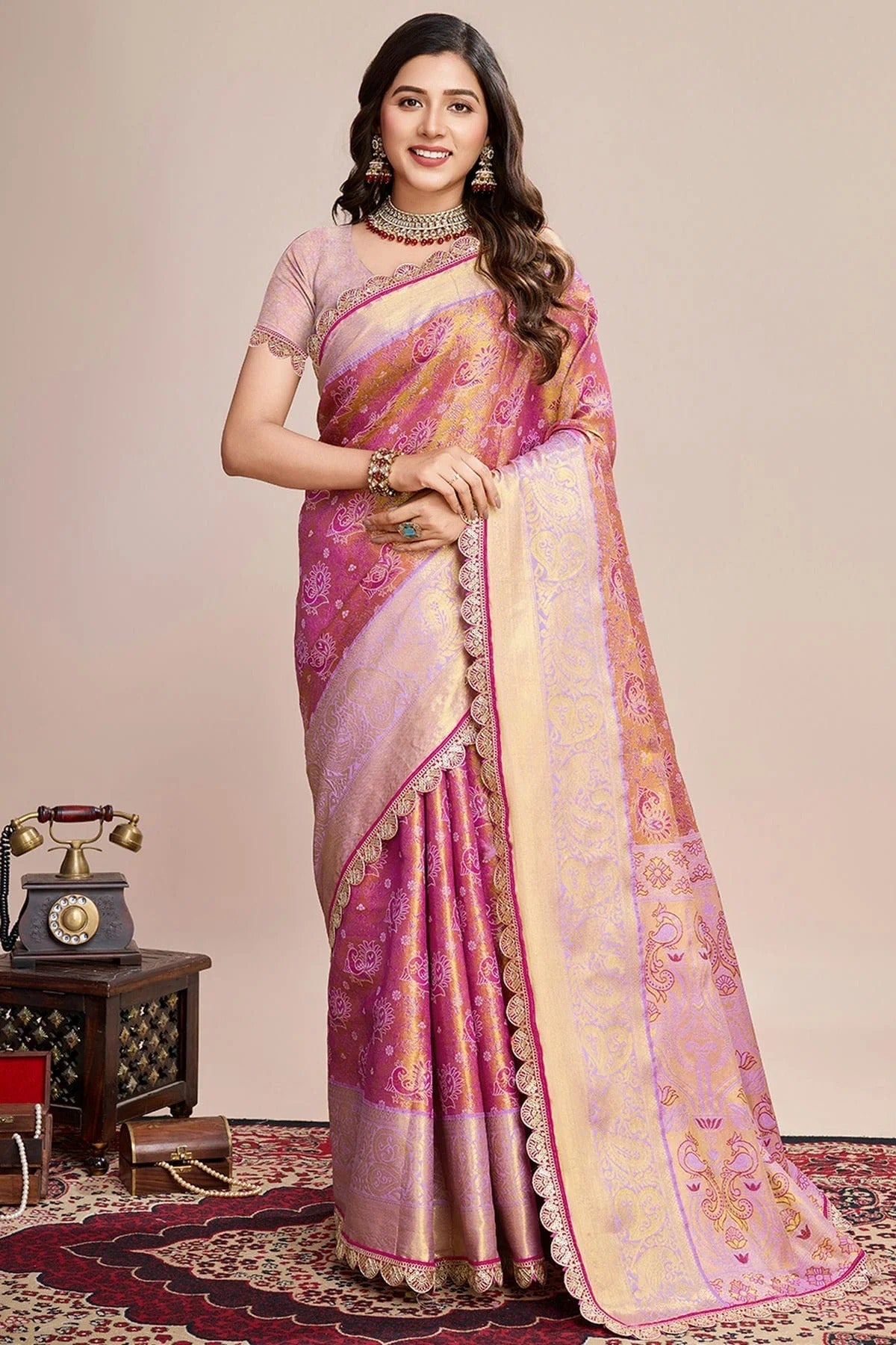 Purple Colour Soft Silk Saree SD1112760