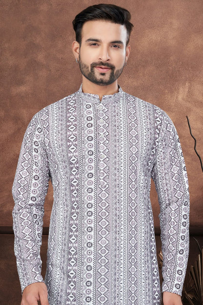 Purple Soft Rayon Kurta Pajama KP1040668 A