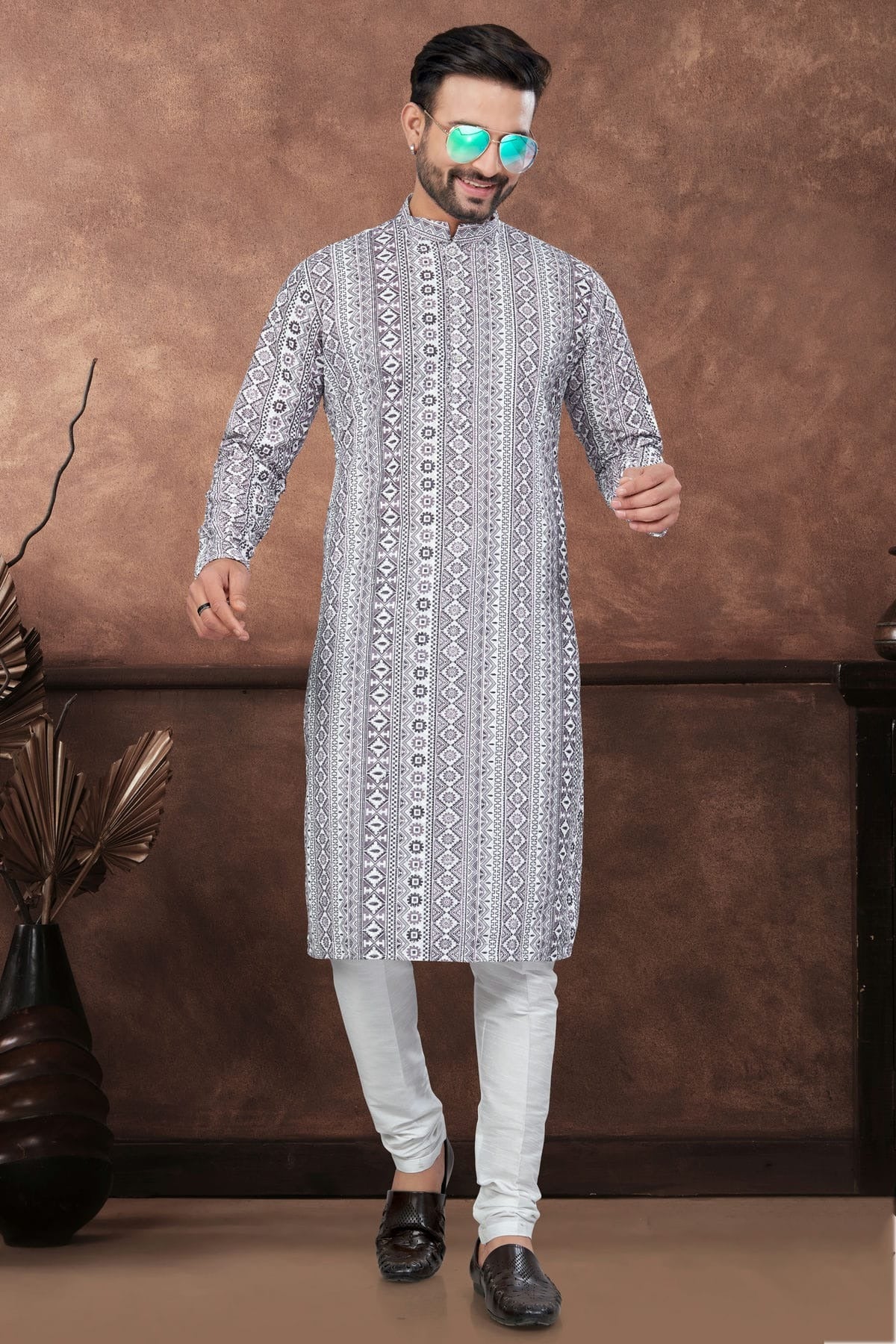 Purple Soft Rayon Kurta Pajama KP1040668