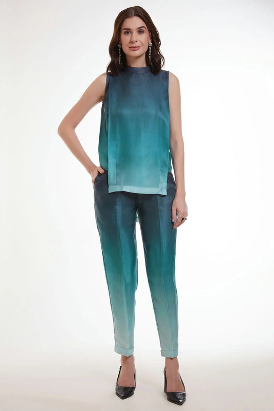 Rama Green Colour Modal Satin Top and Bottom TP1080920