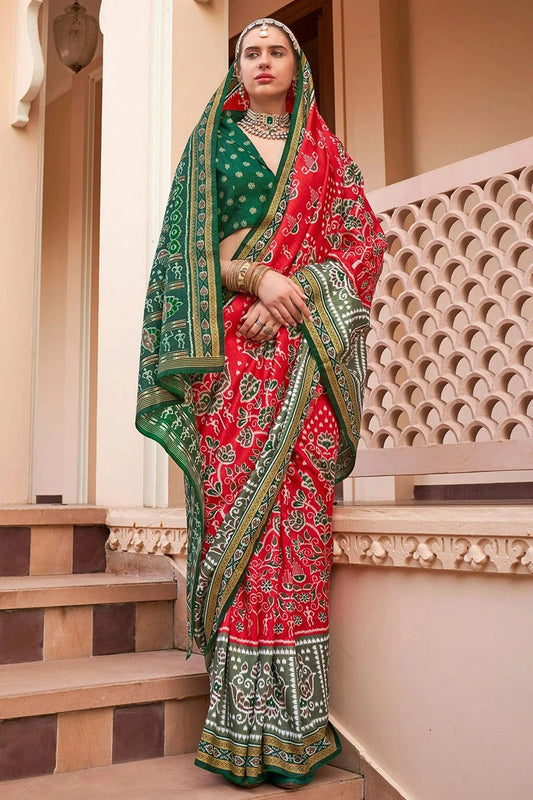 Red Colour Sigma Silk Traditional Saree SD1112641
