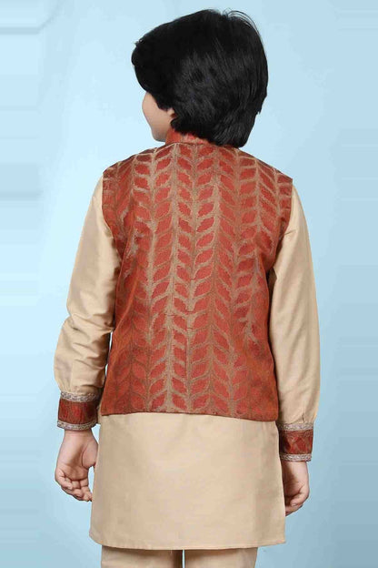 Rust Colour Silk Jacket BW1070125 C