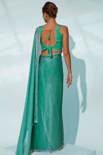 Sea Green Colour Chiffon Designer Saree SD1111672 A