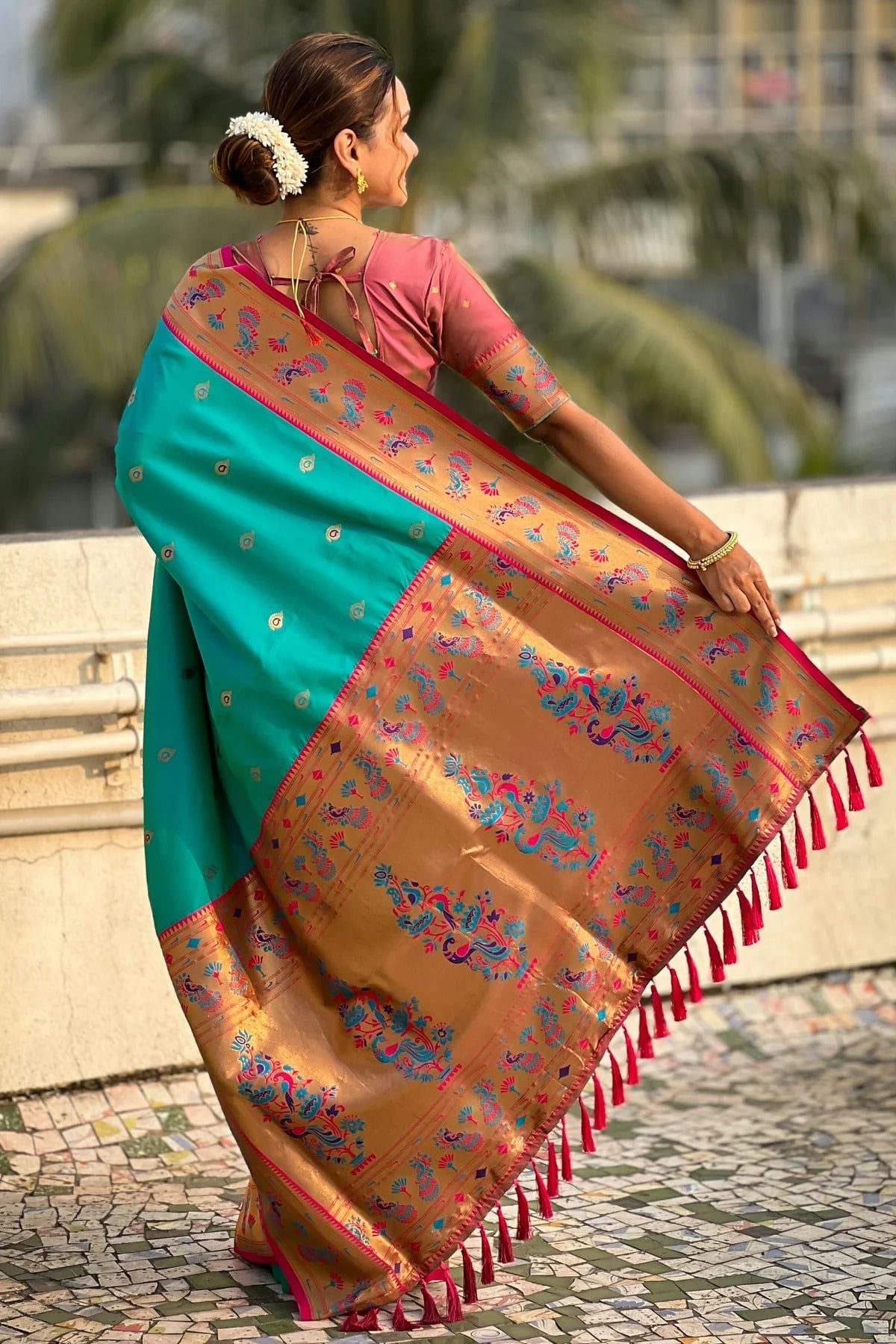 Sea Green Colour Soft Silk Traditional Saree SD1111771 A