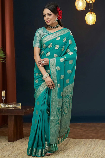 Sky Blue Colour Georgette Traditional Saree SD1112131