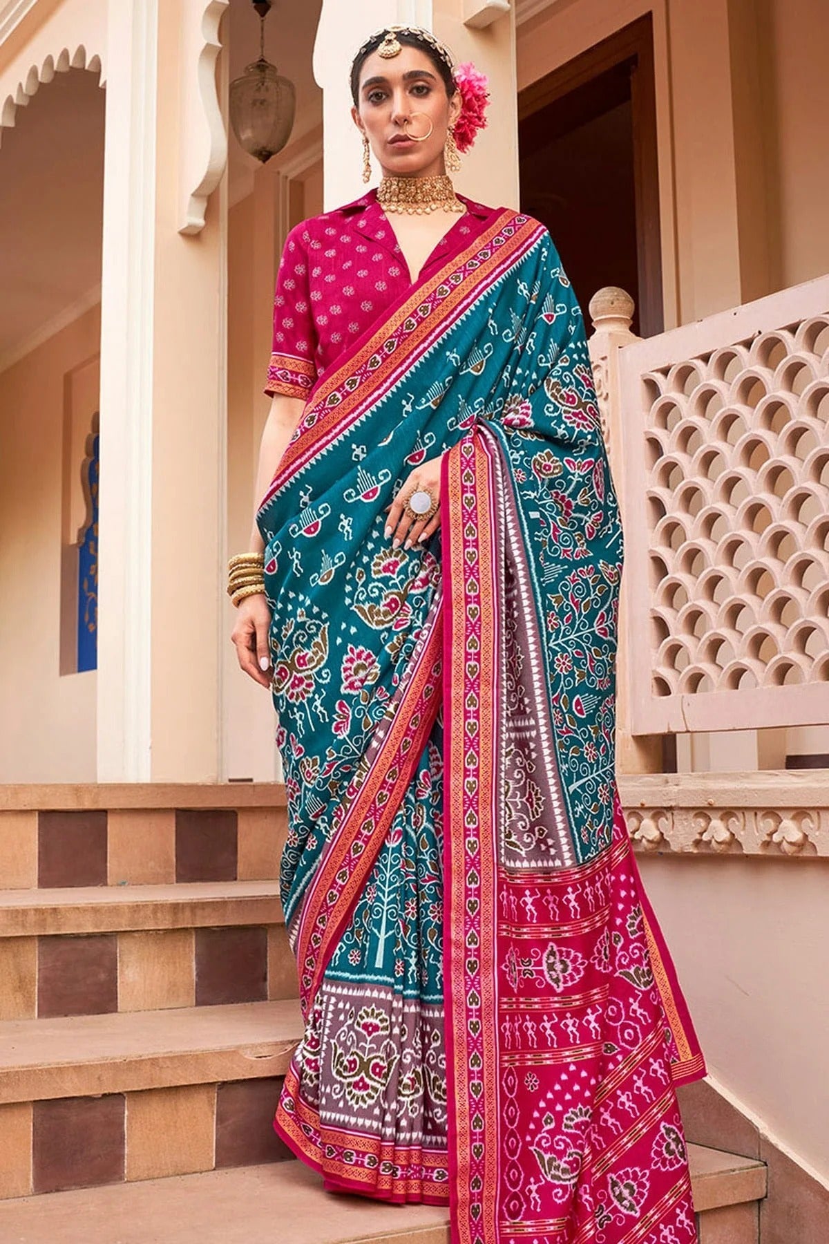 Sky Blue Colour Sigma Silk Traditional Saree SD1112642
