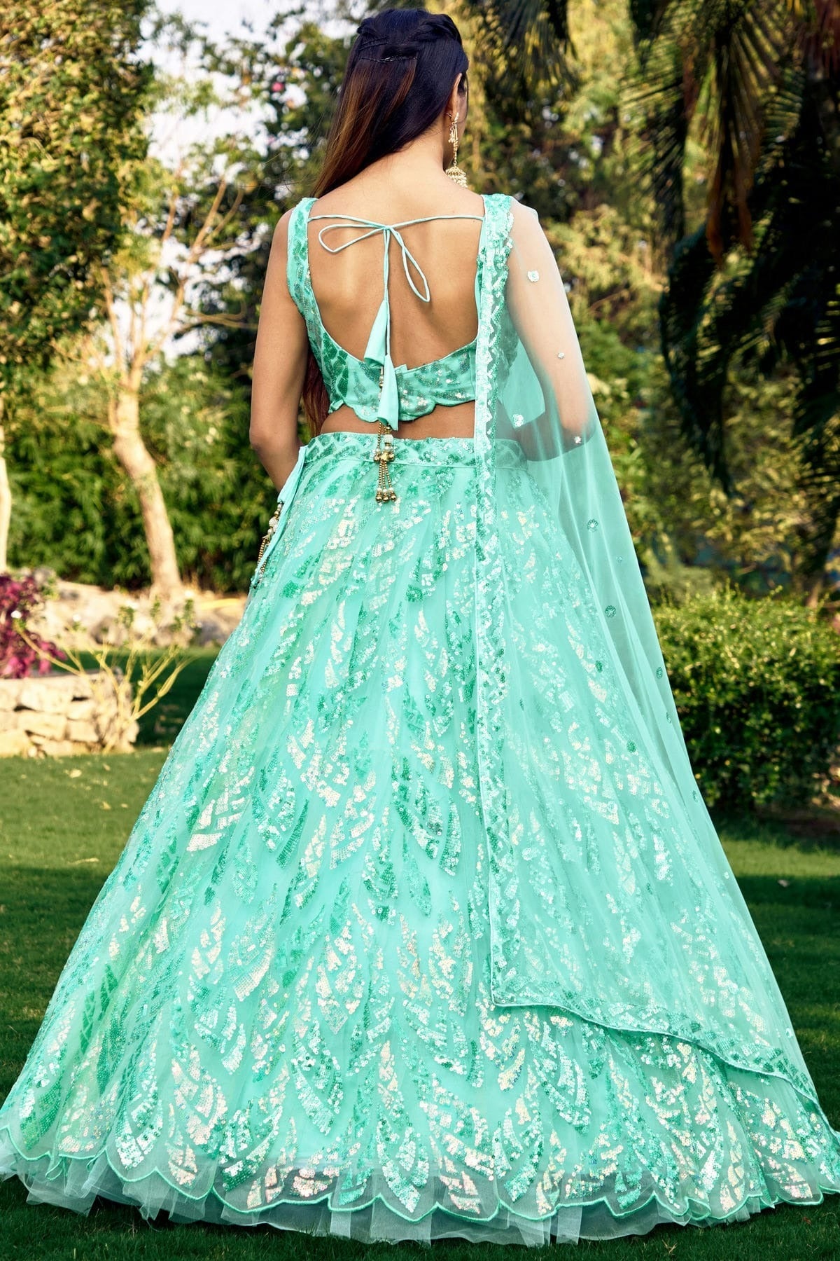 Soft Net Embroidery A Line Lehenga Choli LC1010256 A