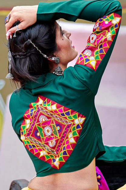 Yellow Colour Cotton Embroidery Lehenga Choli LC1150005 B