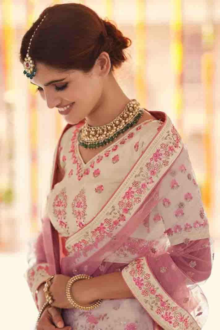Yellow Colour Crepe Thread Work Lehenga Choli LC1080335 A