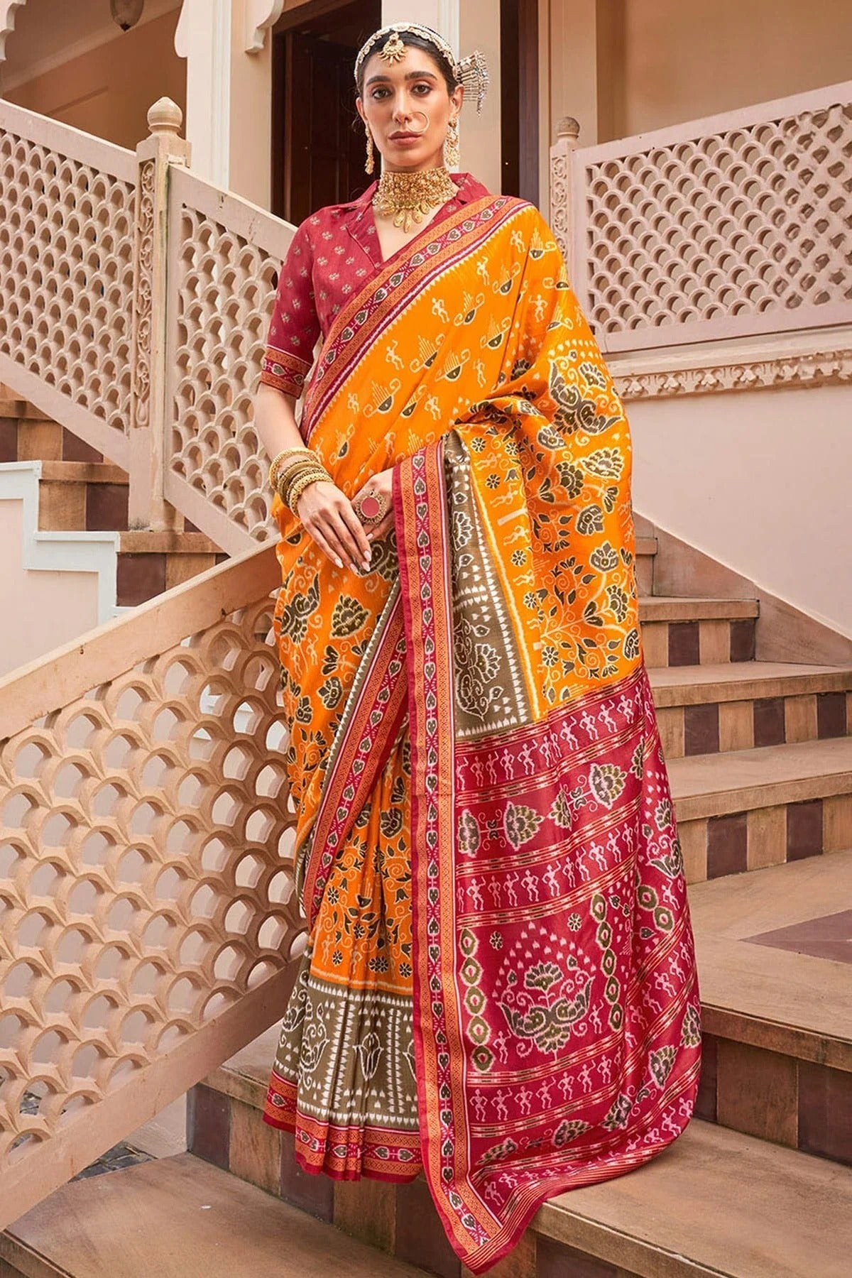 Yellow Colour Sigma Silk Traditional Saree SD1112643