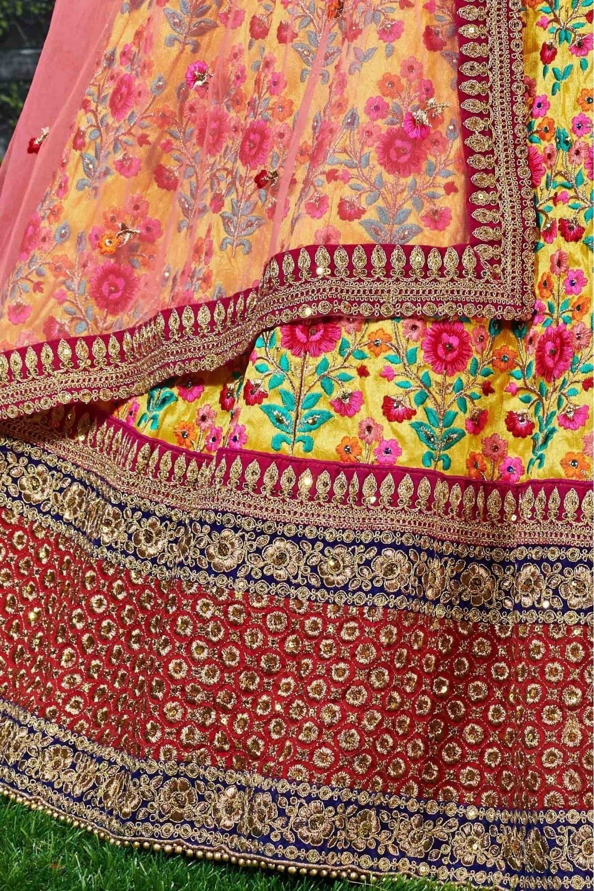Yellow Colour Silk Lehenga Choli LC1010021 C