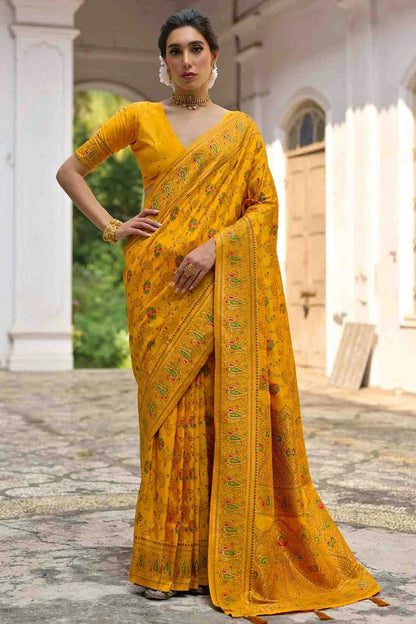 Yellow Colour Silk Traditional Saree SD1260052